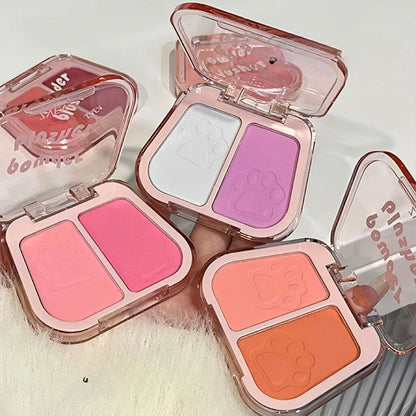 Kawaii Paw Double Color Blush