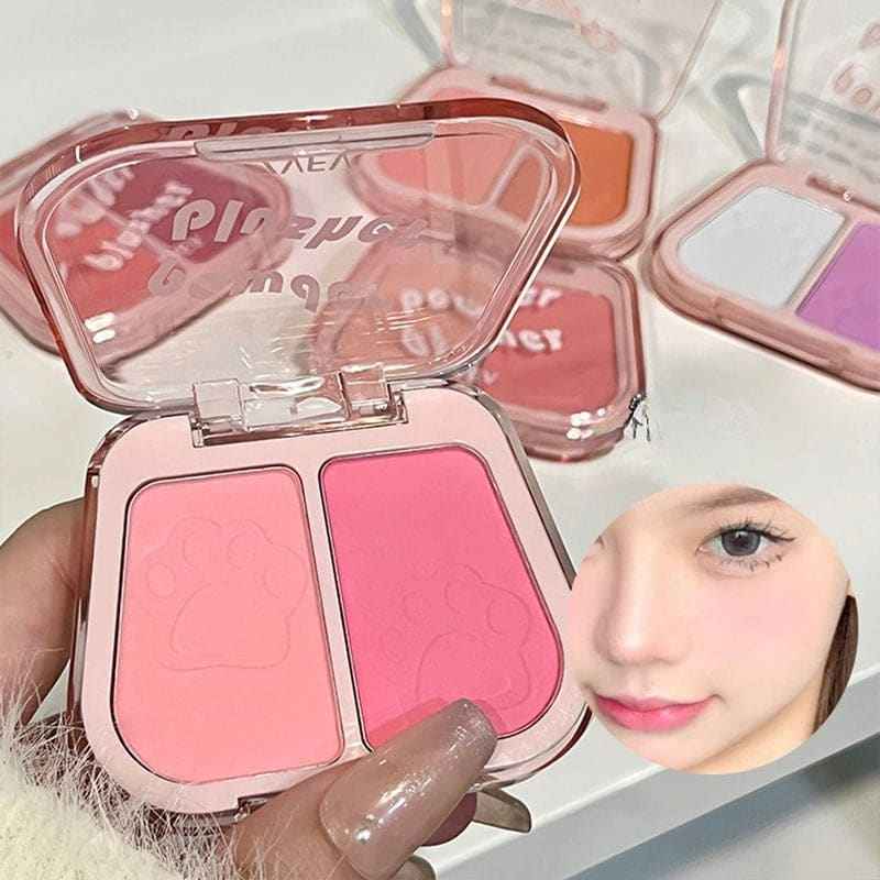 Kawaii Paw Double Color Blush