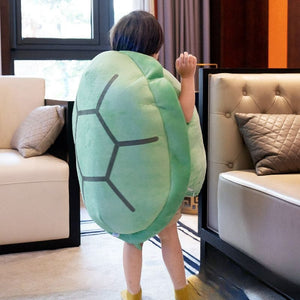 Kawaii Plush Turtle Shell Pillow - 65 cm (For age 7)