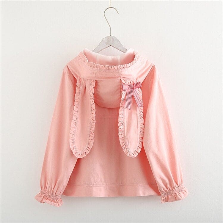 Kawaii Rabbit Ears Embroidery Cute Jacket BM074