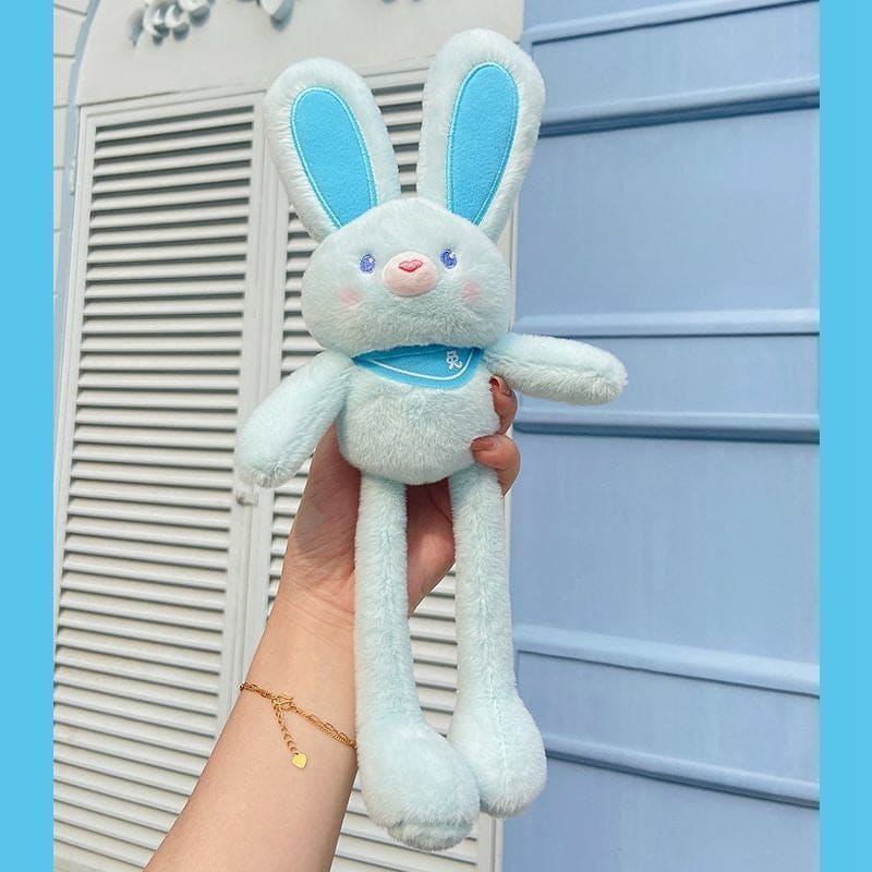 Kawaii Rabbit Plush Doll Pendant - Blue / 30cm