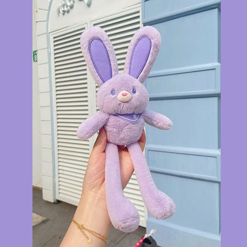 Kawaii Rabbit Plush Doll Pendant - Purple / 30cm