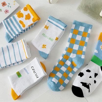 Kawaii Stripe Socks - Socks