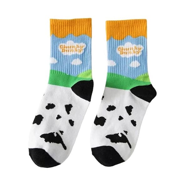 Kawaii Stripe Socks - Socks