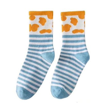 Kawaii Stripe Socks - Socks