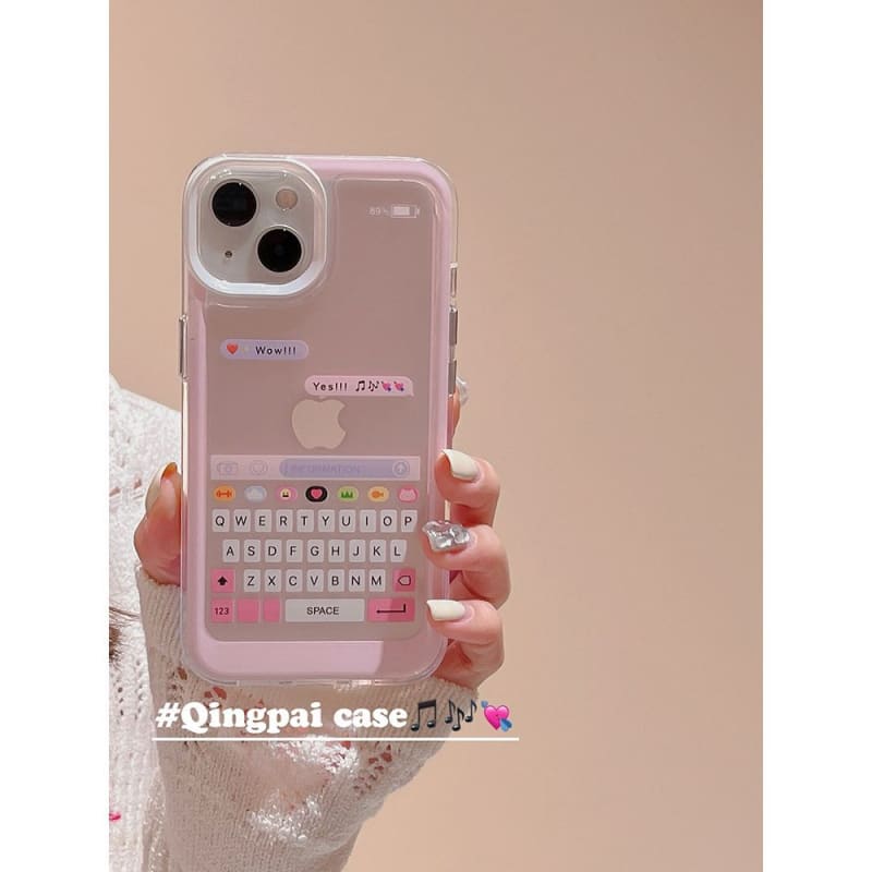 Keyboard Print Phone Case - iPhone 14 Pro Max / 14 Pro / 14