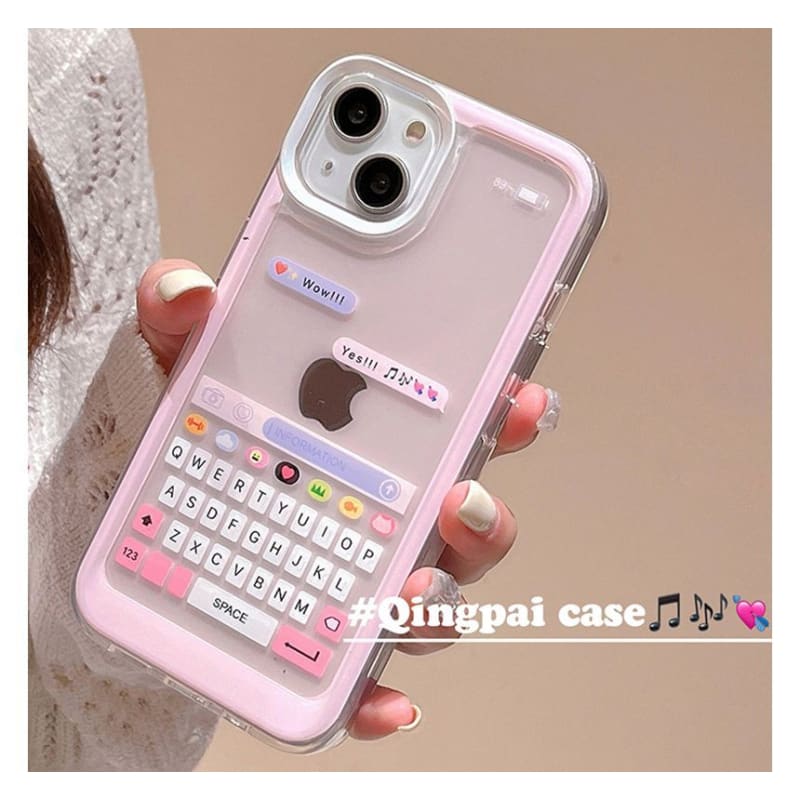 Keyboard Print Phone Case - iPhone 14 Pro Max / 14 Pro / 14