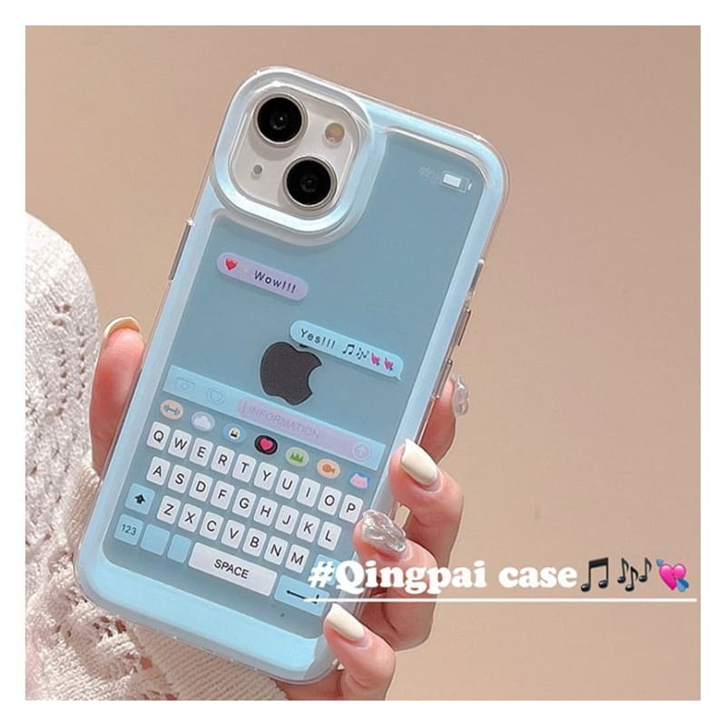 Keyboard Print Phone Case - iPhone 14 Pro Max / 14 Pro / 14