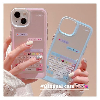 Keyboard Print Phone Case - iPhone 14 Pro Max / 14 Pro / 14