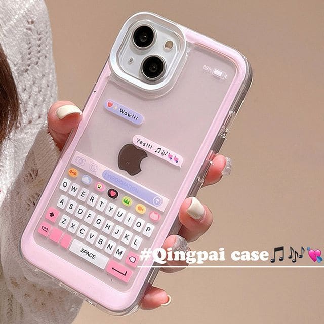 Keyboard Print Phone Case - iPhone 14 Pro Max / 14 Pro / 14