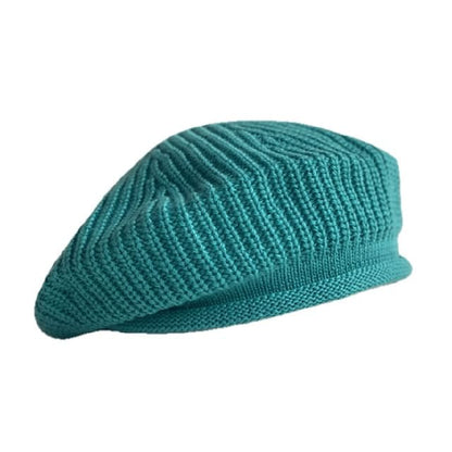 Knit Beanie - Aqua Blue / One Size