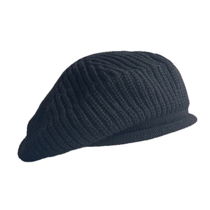 Knit Beanie - Black / One Size