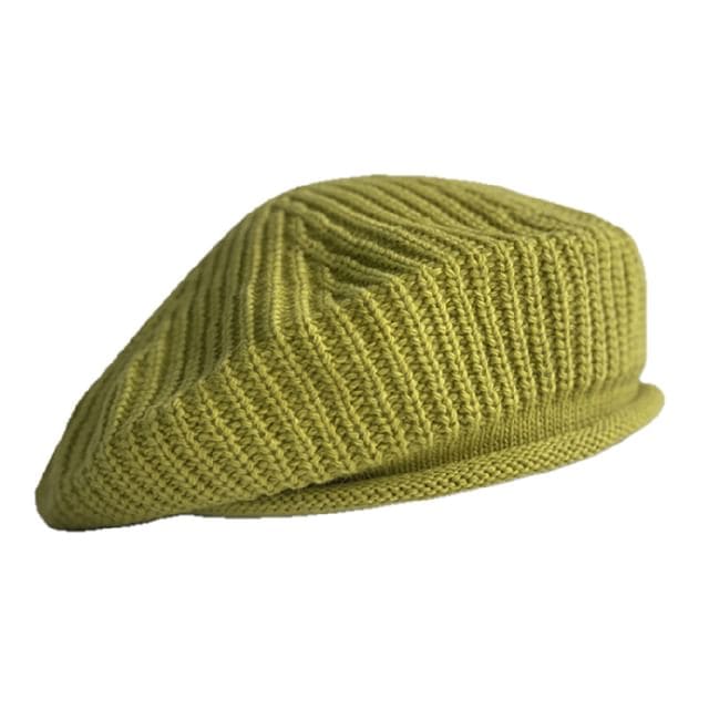 Knit Beanie - Green / One Size