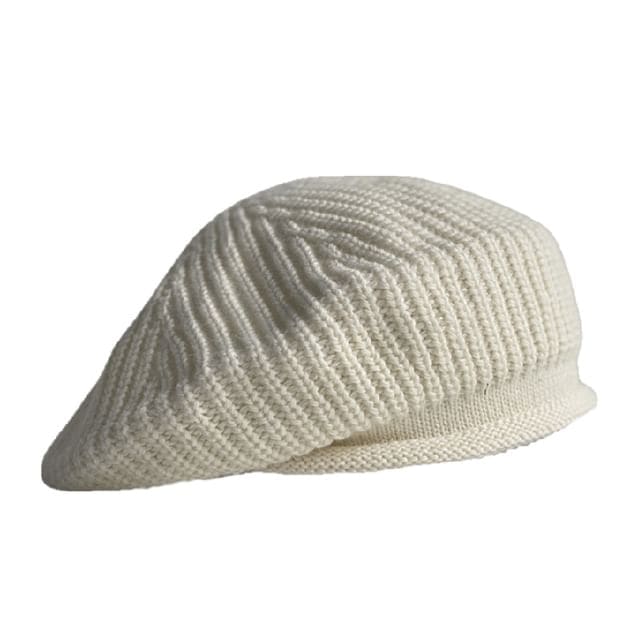 Knit Beanie - Milky White / One Size