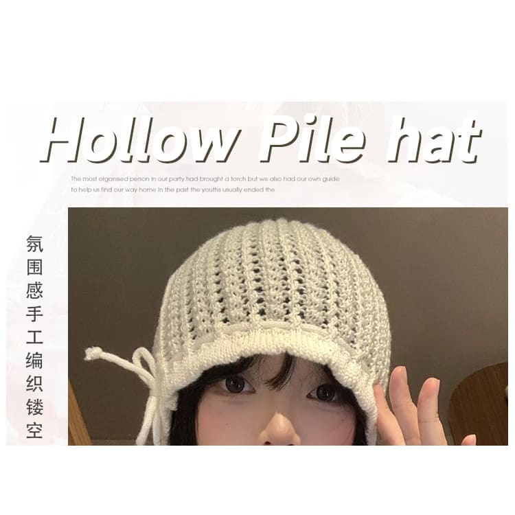 Knit Bonnet Hat