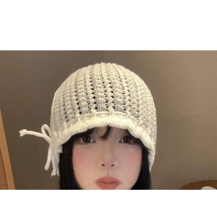 Knit Bonnet Hat