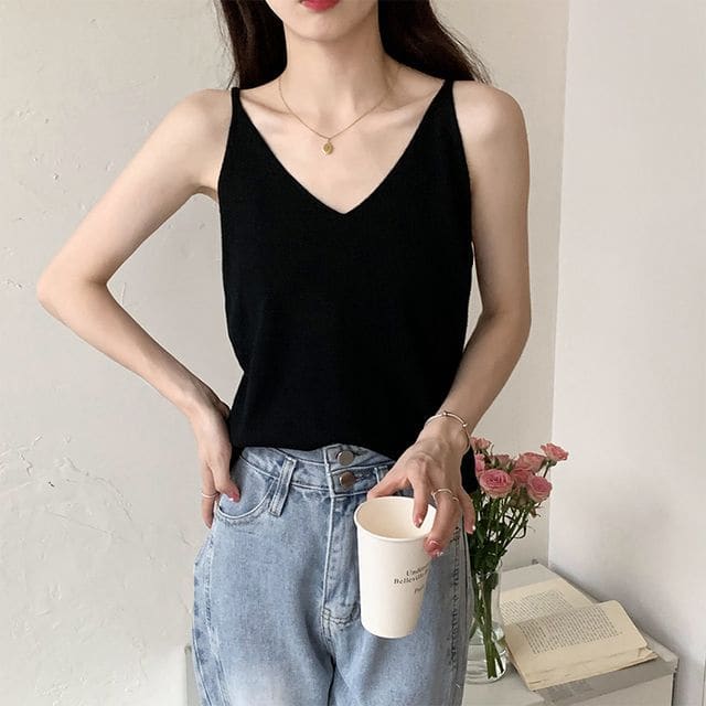 Knit Camisole Top