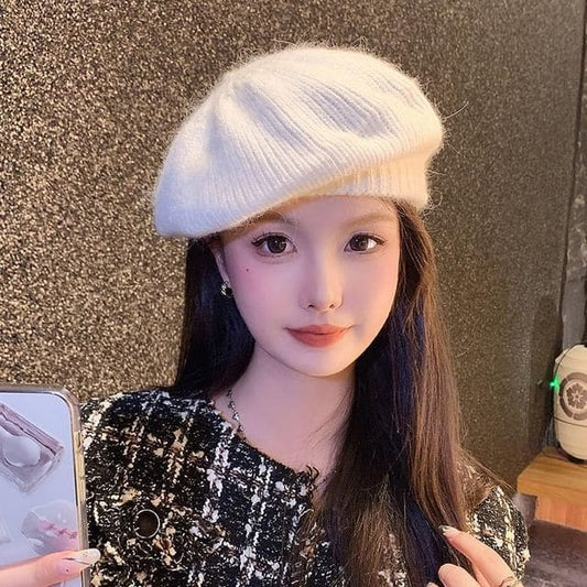 Knit Plain Beret