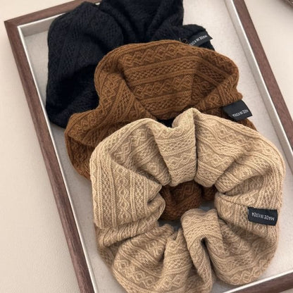 Knitted Fabric Scrunchie