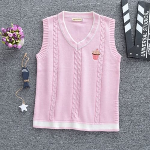 Korean Embroidery Knit Pullovers Cartoon Sweater BM167