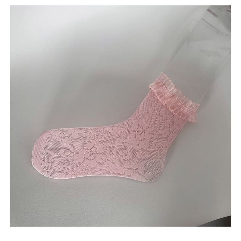 Lace Crew Socks