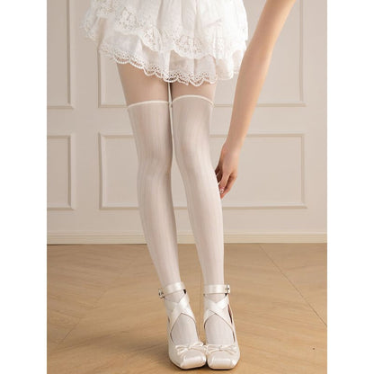 Lace Sexy Patchwork Tights - Tights