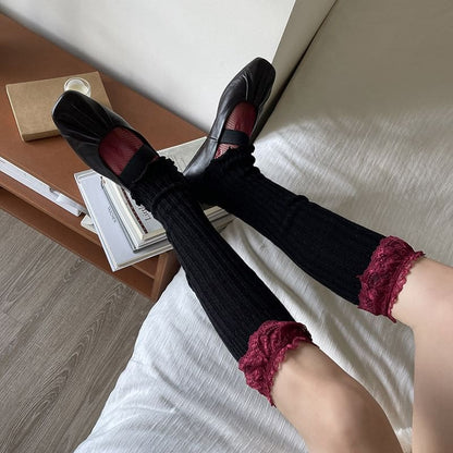 Lace Tall Socks