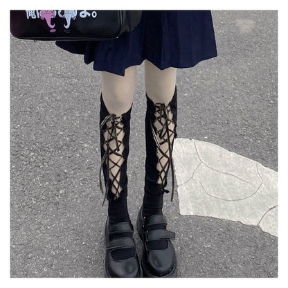 Lace Up Socks Egirldoll