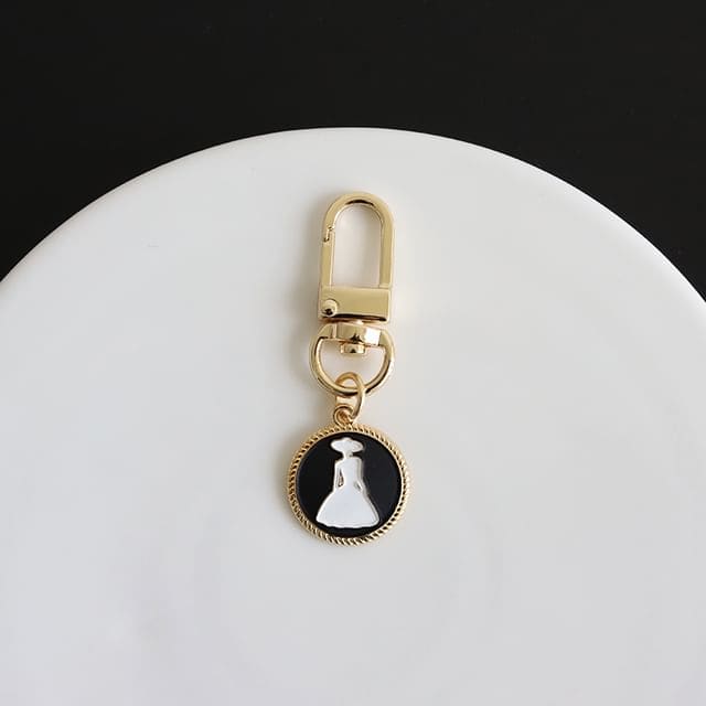 Lady Key Ring - Black / One Size