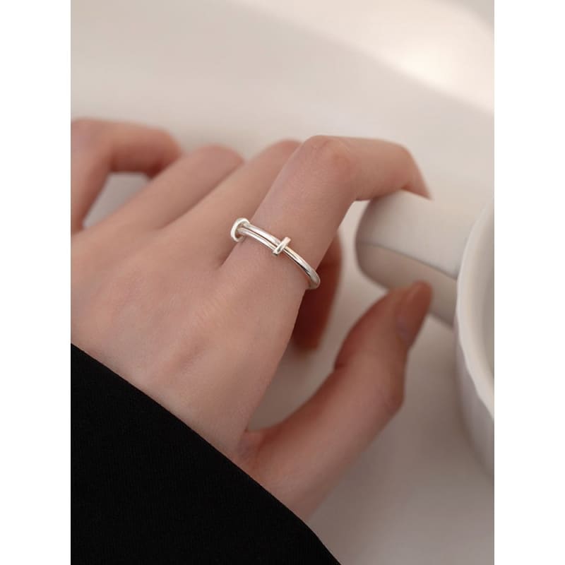 Layered Sterling Silver Ring