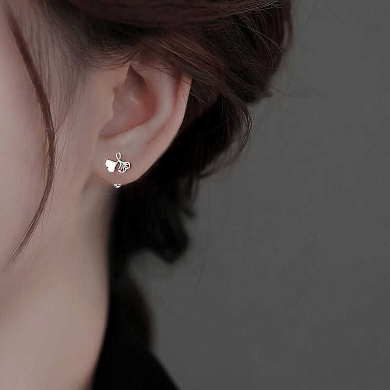 Leaf Alloy Stud Earring