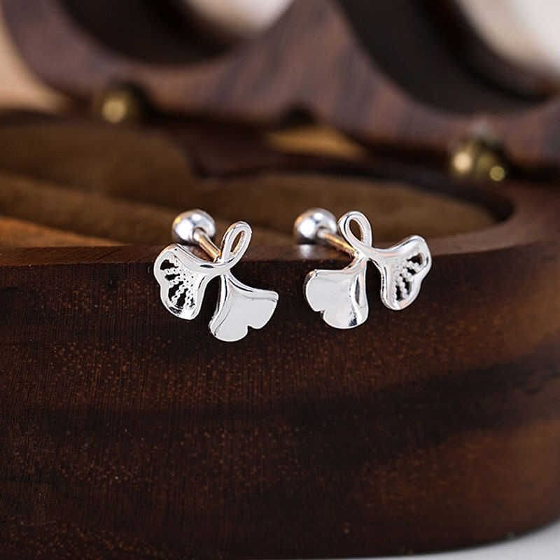 Leaf Alloy Stud Earring