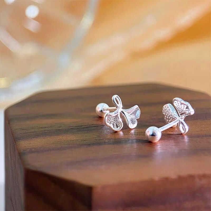 Leaf Alloy Stud Earring