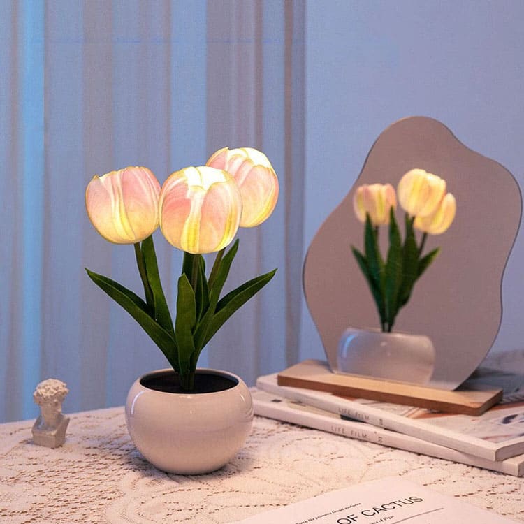 LED Beauty Tulip Table Lamp