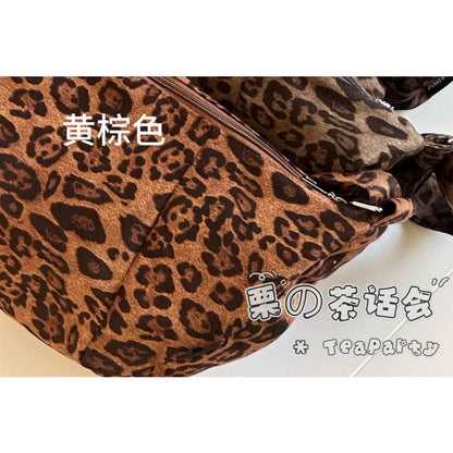 Leopard Print Crossbody Bag