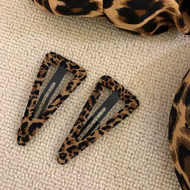 Leopard Print Hair Clip