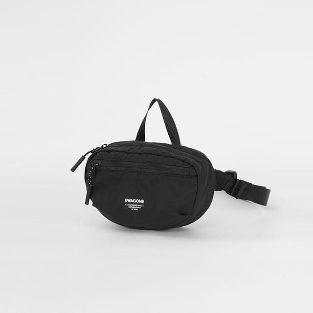 Lettering Belt Bag - Black / One Size