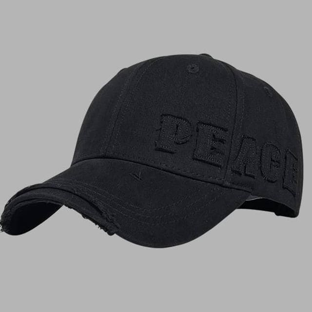 Lettering Cap - 513 - Black / One Size