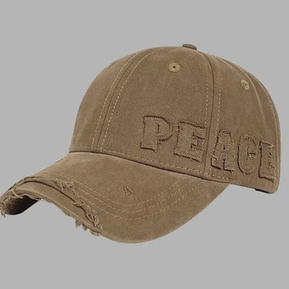 Lettering Cap - 513 - Khaki / One Size