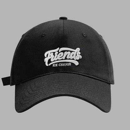 Lettering Cap - 610 - Black / One Size