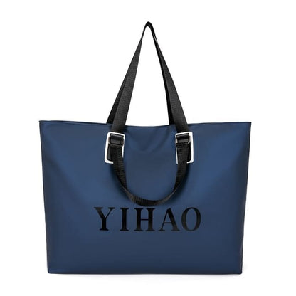 Lettering Carryall Bag - Blue / One Size