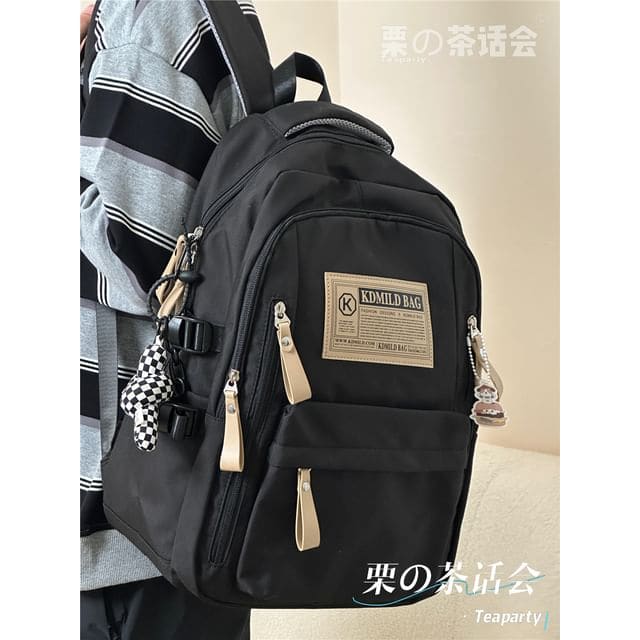 Lettering Label Applique Laptop Backpack / Charm / Set