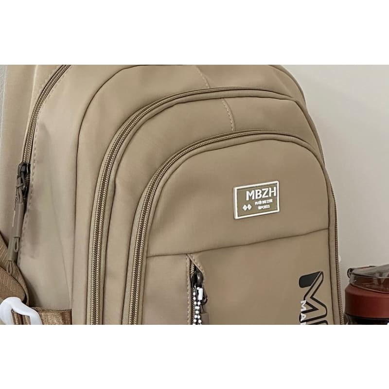 Lettering Laptop Backpack / Charm / Set