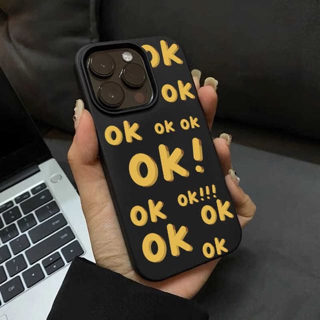 Lettering Phone Case - iPhone 16 Pro Max / 16 Pro / 16 Plus