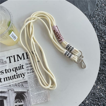 Lettering Phone Lanyard with Lanyard Pad