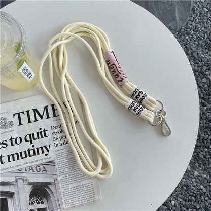 Lettering Phone Lanyard with Lanyard Pad - With Lanyard Pad