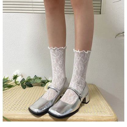 Lettuce Edge Lace Socks