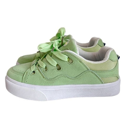 Light Green Skater Sneakers - Sneakers