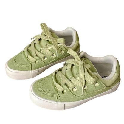 Light Green Skater Sneakers - Sneakers