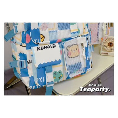 Lightweight Cartoon Print Backpack